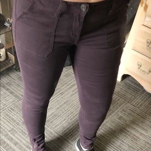 Maroon jeggings